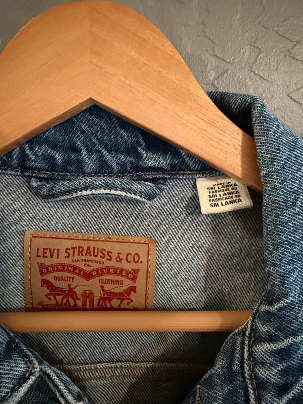 Levi's Blue Denim Trucker Jacket